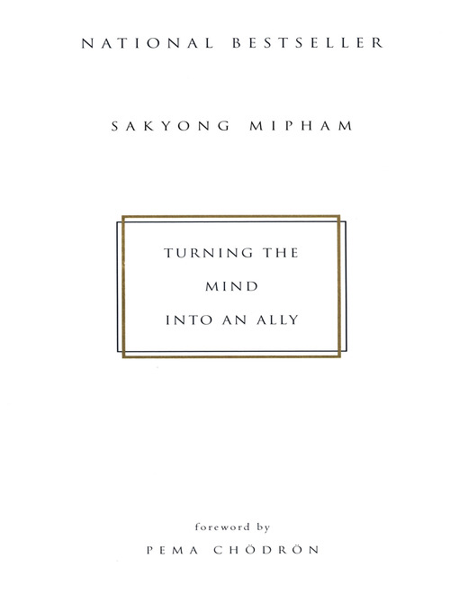 Title details for Turning the Mind Into an Ally by Sakyong Mipham - Available